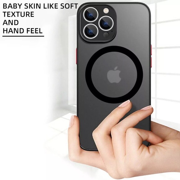 iPhone 15 Pro Max Mag Safe magnetic protective case matte black - Picture 5 of 5
